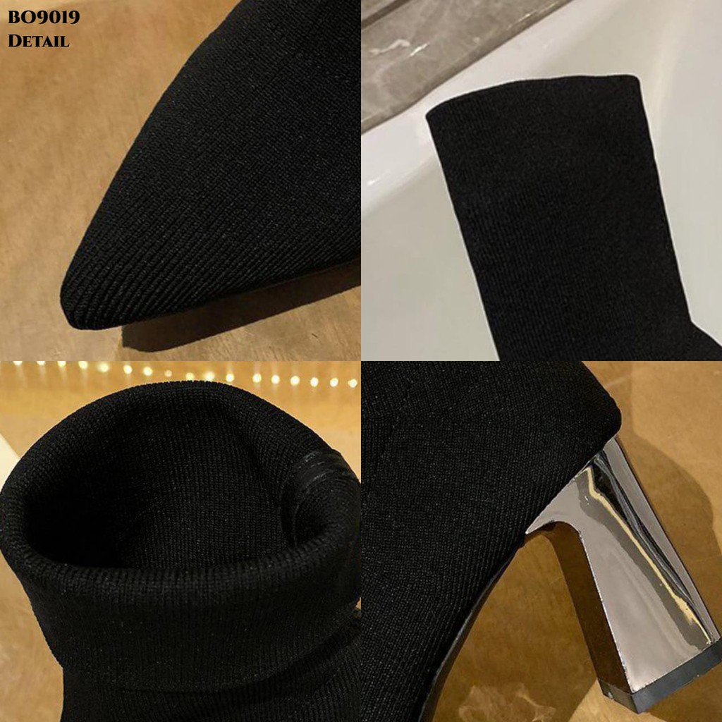 PRF RESTOCK รองเท้าบูทส้นเกาหลี BO9019