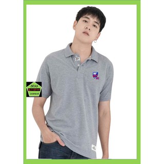 Rudedog เสื้อโปโล ชาย หญิง รุ่น F-one สีเทาอ่อน