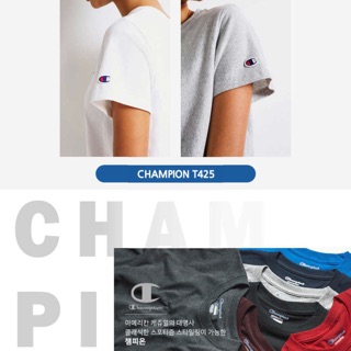 [รอ7-10วัน🌱]เสื้อยืด Championแท้ ปักแขน