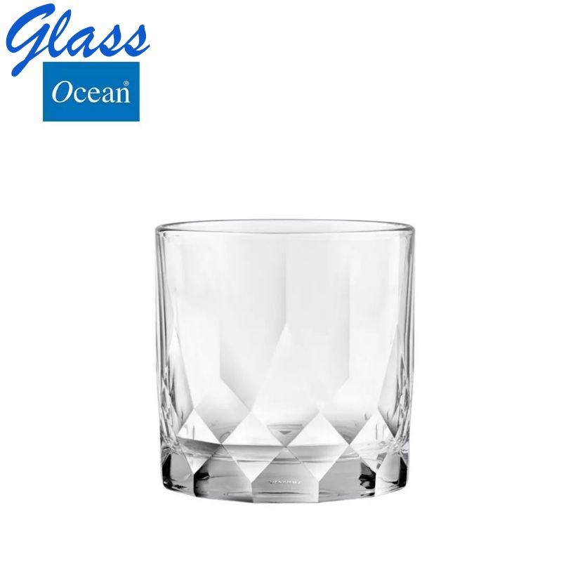 GLASS OCEAN P02807 แก้วน้ำ แก้วเหล้า CONNEXION DOUBLE ROCK 350 ml (A2)