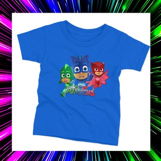 พร้อมส่ง เสื้อเด็ก ลาย PJ Masks 1 ลายการ์ตุนซูเปอร์ฮีโร่ ยูทูปยอดฮิต