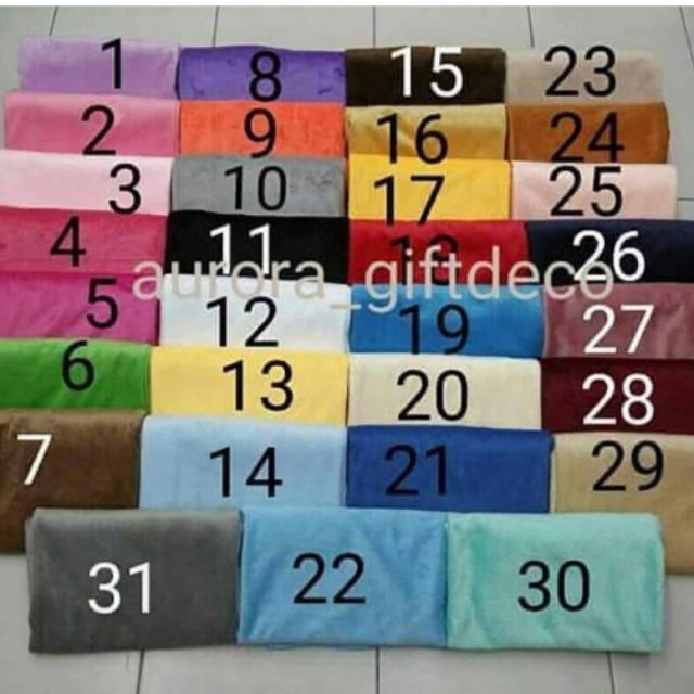 MINKY FLEECE PLAIN FABRIC 55/60 INCI