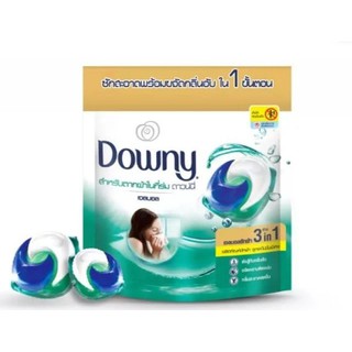 Downy ดาวน์นี่ ผลิตภัณฑ์ซักผ้า เจลบอล 3 in 1 สำหรับตากในที่ร่ม สูตรเข้มข้นพิเศษ 630 กรัม ถุงรีฟิล 25 ก้อน