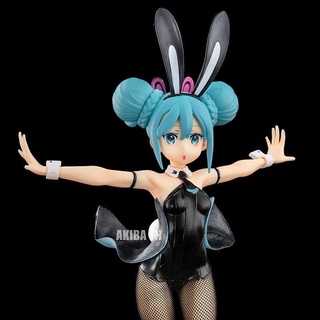 🇯🇵มือ1 ล็อตญี่ปุ่น ของแท้💯Furyu Hatsune Miku BiCute Bunnies Black Ver. ฮัตสึเนะ มิกุ บันนี่เวอร์ชั่น🐰