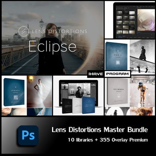 16GB USB FLASHDRIVE พร้อม Photoshop CS6 + CC2021 และชุดรวมโอเวอร์เลย์ สำหรับ LENS DISTORTIONS