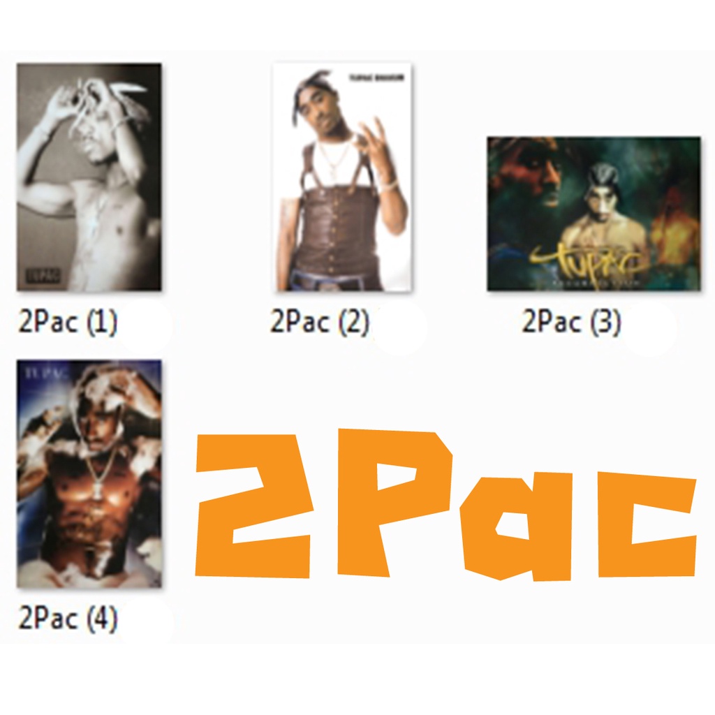 โปสเตอร์ 2Pac (6แบบ) Tupac Shakur ทูพัค ชาเคอร์ ศิลปิน แร็ปเปอร์ วง ดนตรี รูป ภาพ ติดผนัง สวยๆ ภาพติ