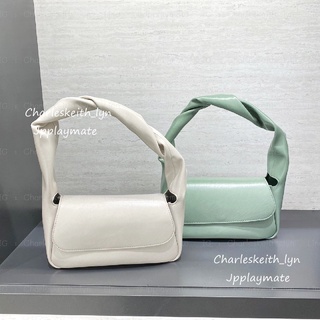 กระเป๋า Charles &amp; Keith รุ่น Willow Twist Top Handle Shoulder Bag : CK2-20270798 แท้จากชอป พร้อมถุงกระดาษ