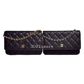 New Chanel Woc black/beige carviar RHW/GHW HL29 Fullset