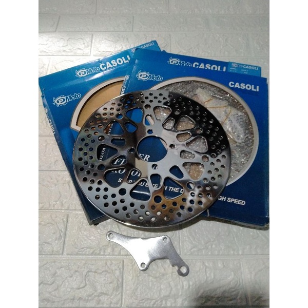 ✔ จานดิสก์เบรกแข็ง CHROME WIDTH 300 MM CASOLI BEAT VARIO LAMA CLICK PLUS BREQUETTE