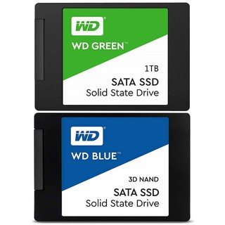 CH [READY STOCK] 64G,1TB WD Green Blue 3D NAND Internal PC SSD - SATA III 6 Gb/s, 2.5"/7mm Up to 560 MB/s Compact Solid State Drive