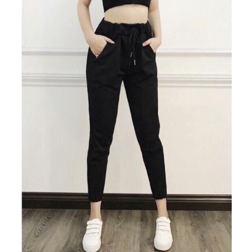 KINA GLITTER STRIPED JOGGER PANTS
