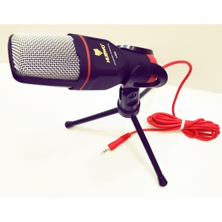 Nubwo Condenser Microphone ไมค์โครโฟน พร้อมขาตั้ง รุ่น  M66 สีดำ Black