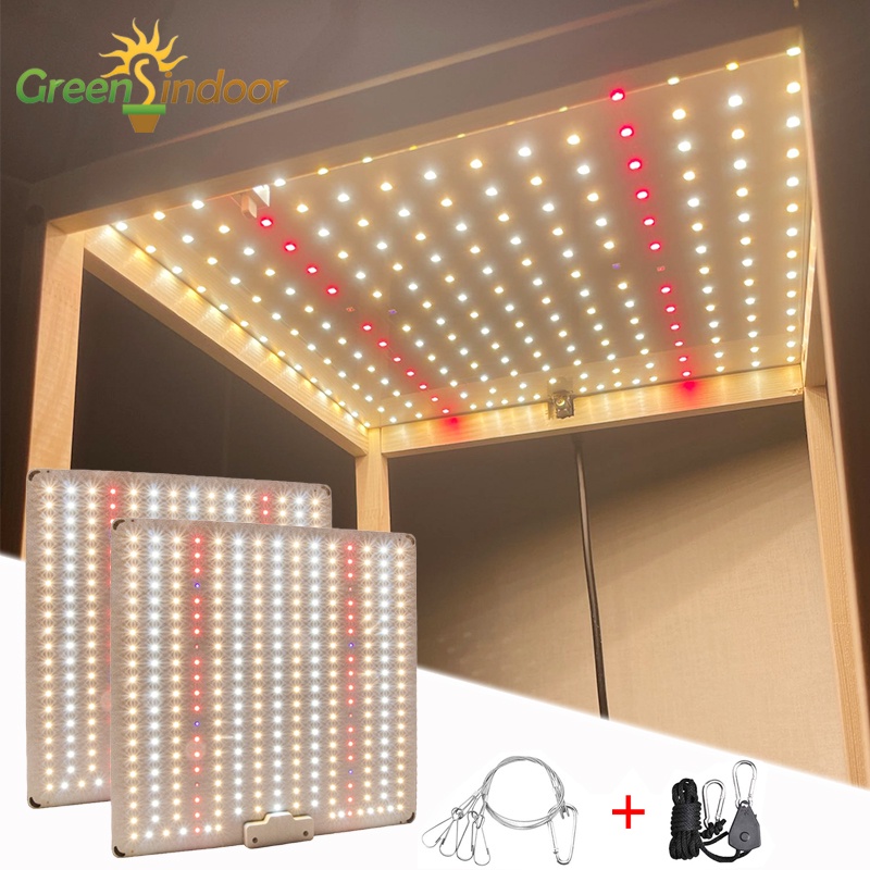 Greensindoor 1000W LED แสงพืช LM281B+ ไฟโรงงานกระดานควอนตัม พร้อมอินฟราเรดชิป UV 220V Ultra-Thin Grow Light สำหรับพืชในร่ม