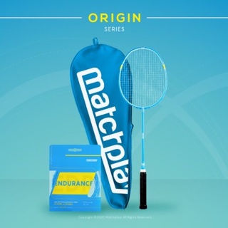 MatchPlay ORIGIN Racquet Series ไม้แบดมินตัน คาร์บอนไฟเบอร์ พรี่เมี่ยม 5u ส่งฟรี!!