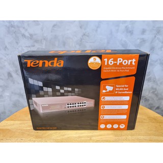 TENDA TEG1116P 16-Port Poe Gigabit Desktop/Rackmount Switch (ของแท้ประกันศูนย์ 5 ปี)