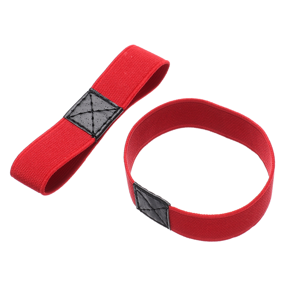 NEXTSHOP สายรัดรองเท้า แบบยืดหยุ่นสูง สีพื้น ป้องกันการหลุด สำหรับสตรี 1 คู่