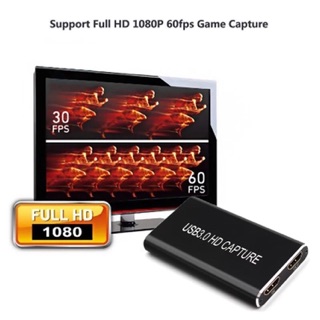 USB Video Capture HDMI Type-C USB 3.1 1080P HD Video Capture Card สำหรับTV PC PS4 เกมLive Stream สำหรับWindows Linux OSX