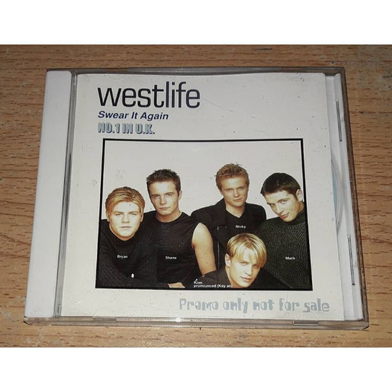 Westlife ซีดี Promo CD Single Swear It Again
