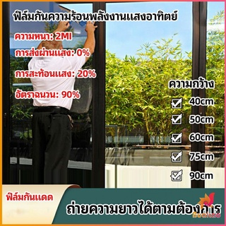 ฟิล์มติดกระจก ฟิล์มกันแดด ฟิล์มกระจกกันยูวี solar insulation film