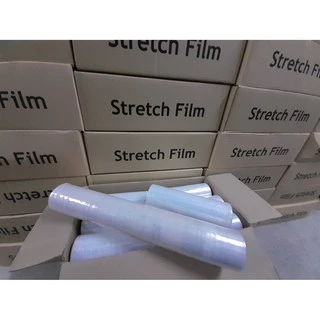 ฟิล์มยืด Strecth Film หนา 15 ไมครอน กว้าง 25 เซนติเมตร หนัก 0.7 กิโลกรัม 0.5 กิโลกรัม