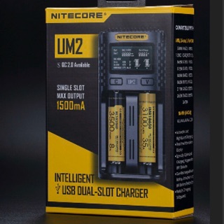 Nitecore UM2 เครื่องชาร์จถ่าน2ช่อง ของแท้ เช็คโค๊ดได้