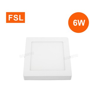 Panel LED ทรงสี่เหลี่ยม 6W ขนาด 4 นิ้ว 220V แสงวอร์ม/เดย์