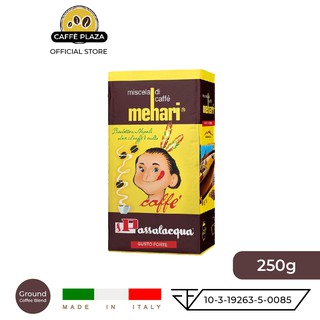 กาแฟคั่วบดพรีเมียมแท้จากอิตาลี สูตรนาโปลี Passalacqua MEHARI Italian Ground Coffee