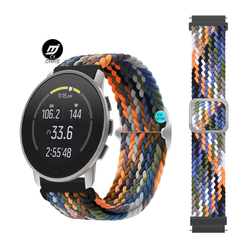 for Suunto 9 peak สาย สายนาฬิกา สายไนลอนถัก สำหรับนาฬิกาอัฉริยะ SUUNTO 3 Fitness นาฬิกาอัฉริยะ สายรั