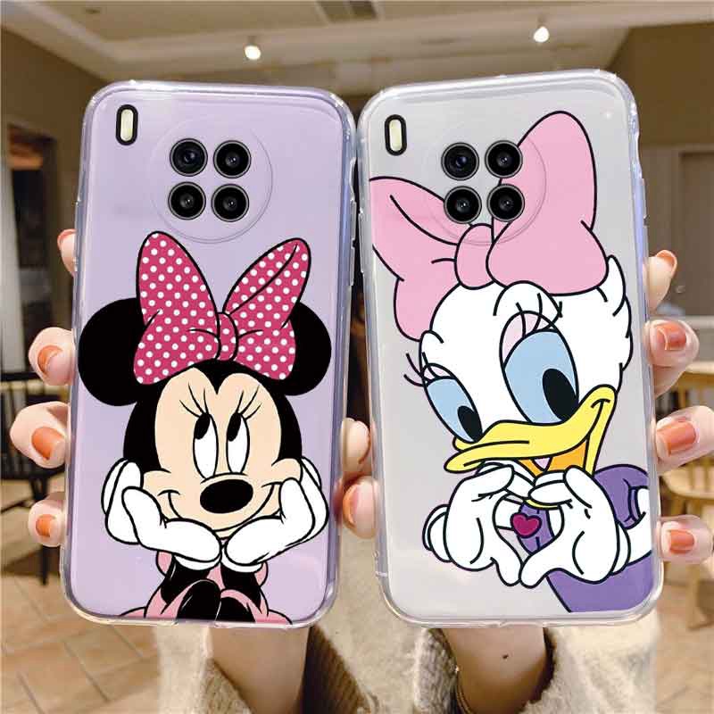 Mickey Mouse Minnie Case For Honor 50 Lite Cute Girls Silicone Soft Tpu