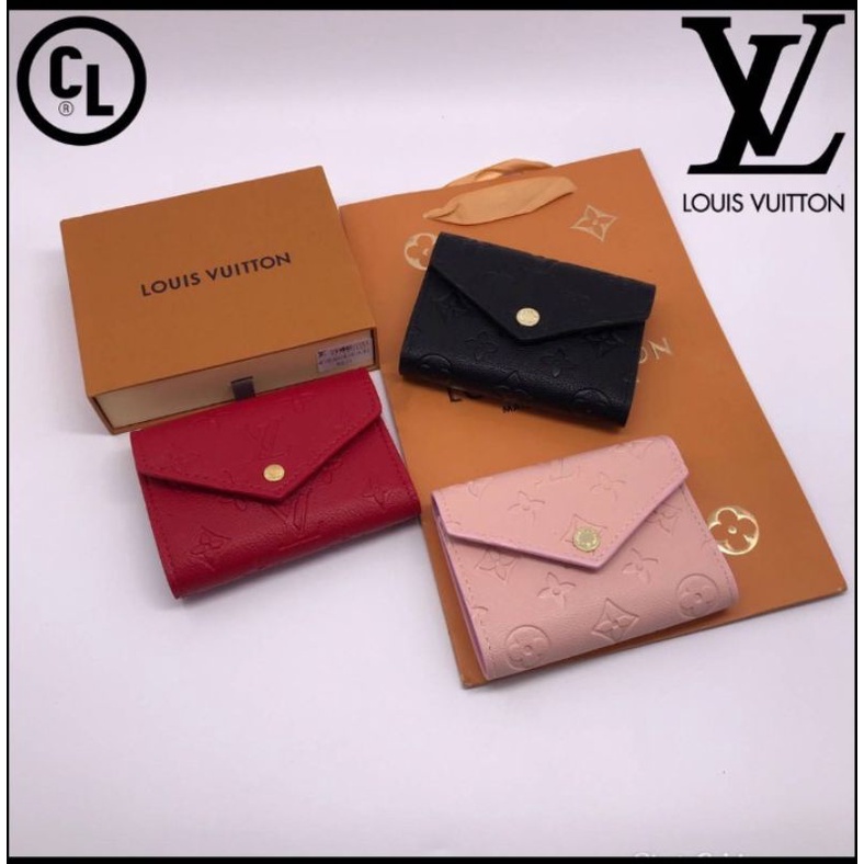 กระเป๋าสตางค์ใบสั้น สไตล์หลุยส์ louis Vuitton หลุยส์เกรดพรีเมี่ยม กระเป๋าสตางค์แบบพับ พร้อมกล่องแบรน