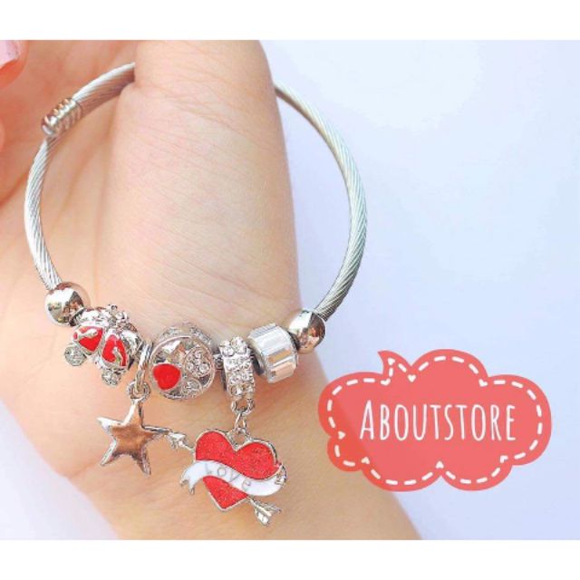 กำไลข้อมือ Pandora style