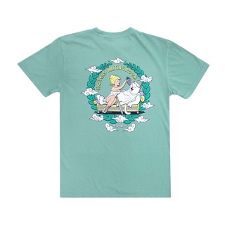 แขนสั้นcrew neckSLUM LTD - RIPNDIP Waiting In Heaven Tee Light PineS-XXXXL