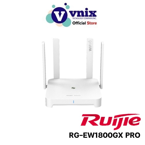 RG-EW1800GX PRO 1800M Wi-Fi 6 Dual-band Gigabit Mesh* Router By Vnix Group