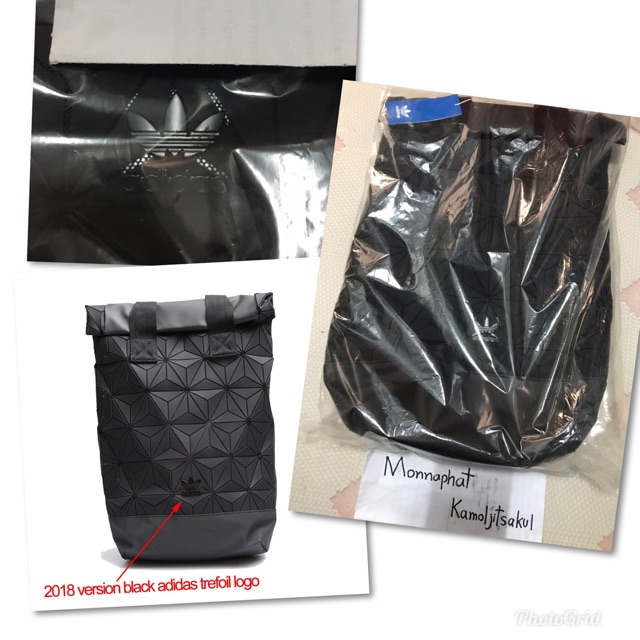 กระเป๋าเป้ Adidas Originals Backpack BP Roll Top 3D Mesh 2018 Black