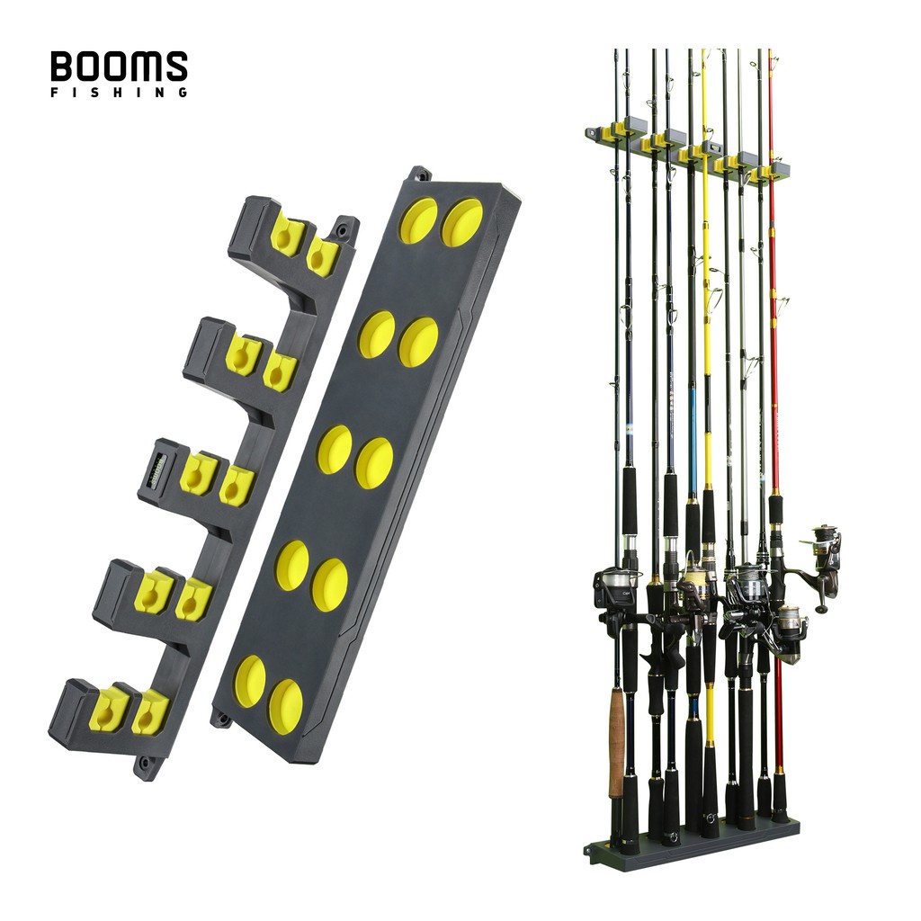 Booms Fishing WV4 Rod Holder แบบยึดฝาผนังได้หลายตำแหน่ง มีให้เลือก 4 สี