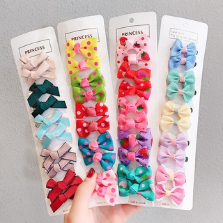 10pcs cute childrens hair accessories for baby girls.