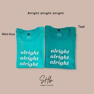 sherbettee|เสื้อยืดลาย alright