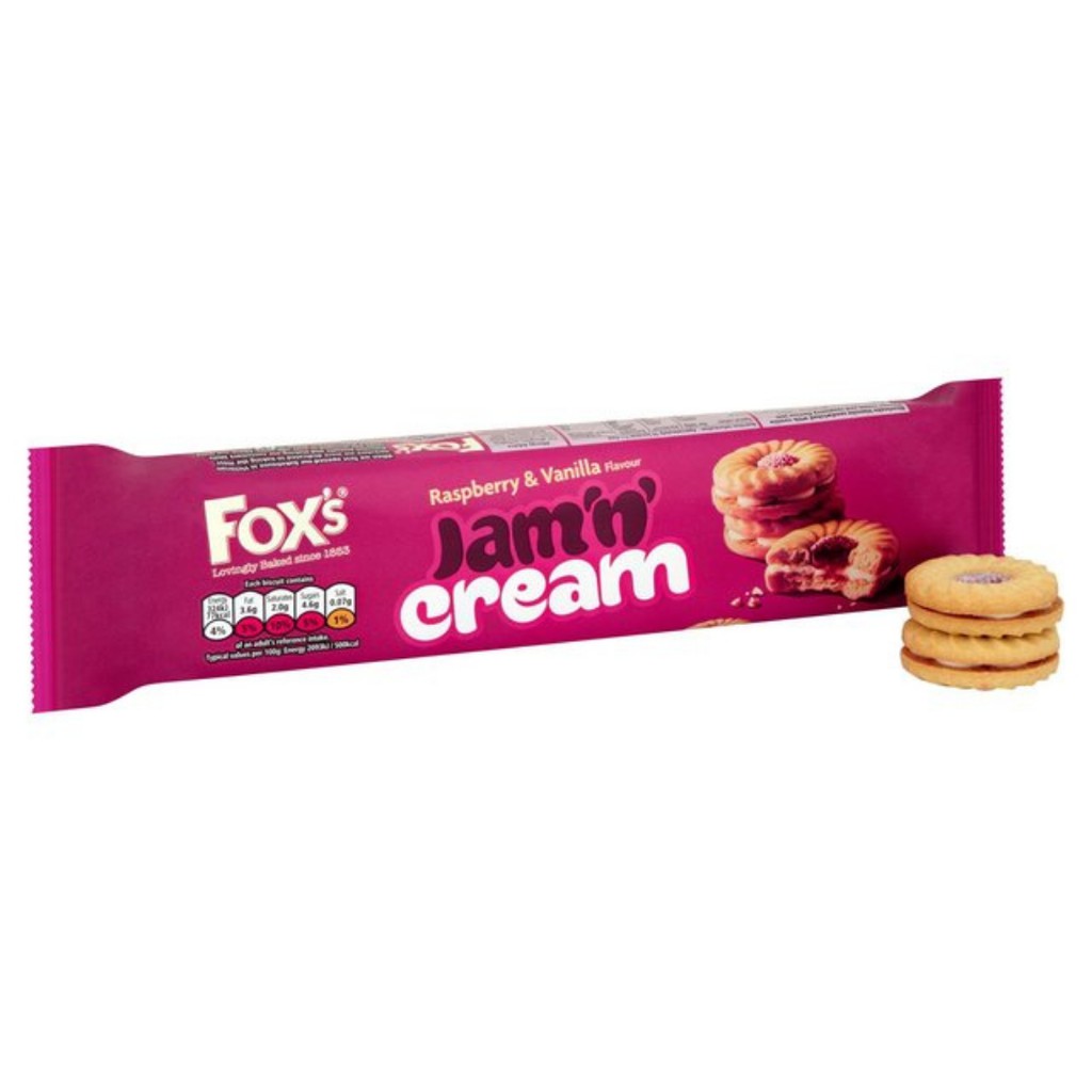 [BestBefore 18Apri2026] Fox's Jam 'n' Cream Biscuit 150g ฟ็อกซ์ บิสกิตแยมและครีม 150 กรัม - รูปที่ 2