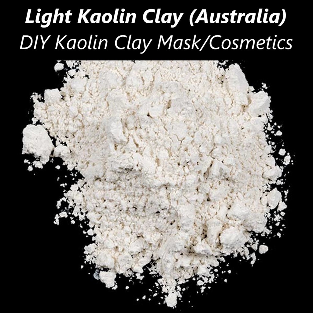 100g Light kaolin clay DIY kaolin clay mask/น้ํายาล้าง DIY/DIY sabun dll