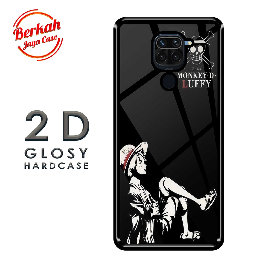 HP [AA06] - เคส XIAOMI REDMI NOTE 9 Motif ONE PIECE Casing Hardcase Berkah jaya case Berkah Case Glo
