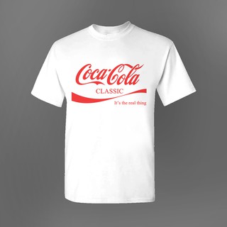 เสื้อยืด ลาย coca cola coke  ผ้าคอตตอนอย่างหนา  100%