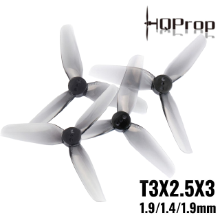 Hqprop ใบพัด 3 ใบพัด T3X2.5X3 1.9 1.4 1.9 มม. 2 คู่ 4 ชิ้น HQT325