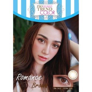 Protrend Color คอนแทคเลนส์ รุ่น Romance Brown