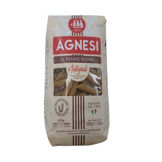 Agnesi Whole Wheat Pennerigate 500g  แอคเนซีโฮลวีทเพนเนอริเกต 500 กรัม