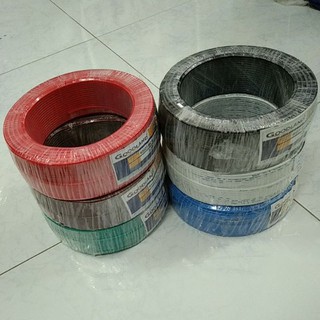 Goodland สายไฟ1ไส้แข็ง  ชนิด Type. 60227 iec 01 (THW)  ขนาด1×1.5 ×100m.(ทองแดงใหม่ยาวเต็ม100ม.)