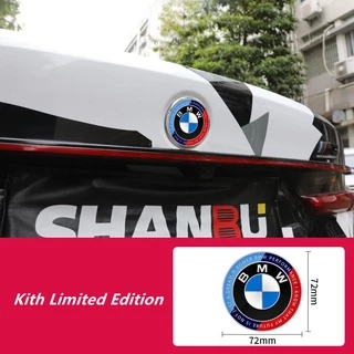 BMW สติ๊กเกอร์ติดรถ โลโก้รถยนต์ ด้านหน้า และด้านหลัง สําหรับ BMW 50th Commemorative Edition 5 series 3 series 6 series GT X5 X3 X1 M5 M3