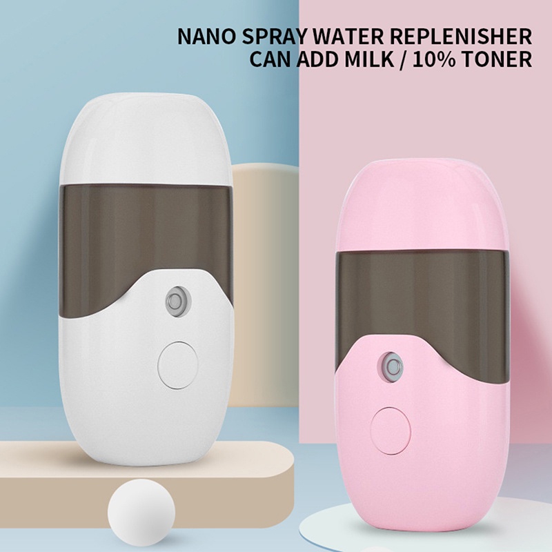 [คลังสินค้าพร้อม]50ML NANO Water Mist Sprayer Disinfection Sanitizer Spray Face Steamer Mini Nano Sp