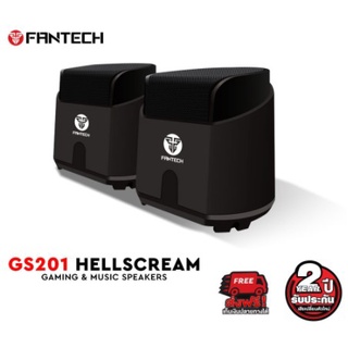 FANTECH ลำโพงเกม GS201 HELLSCREAM Gaming Speaker Stereo 2.0 ระบบเสียง 360 Surround Bass Membrane 5.0