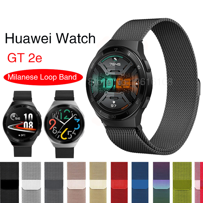 Milanese Magnetic Loop Strap สําหรับ Huawei watch gt 2e Watch Band