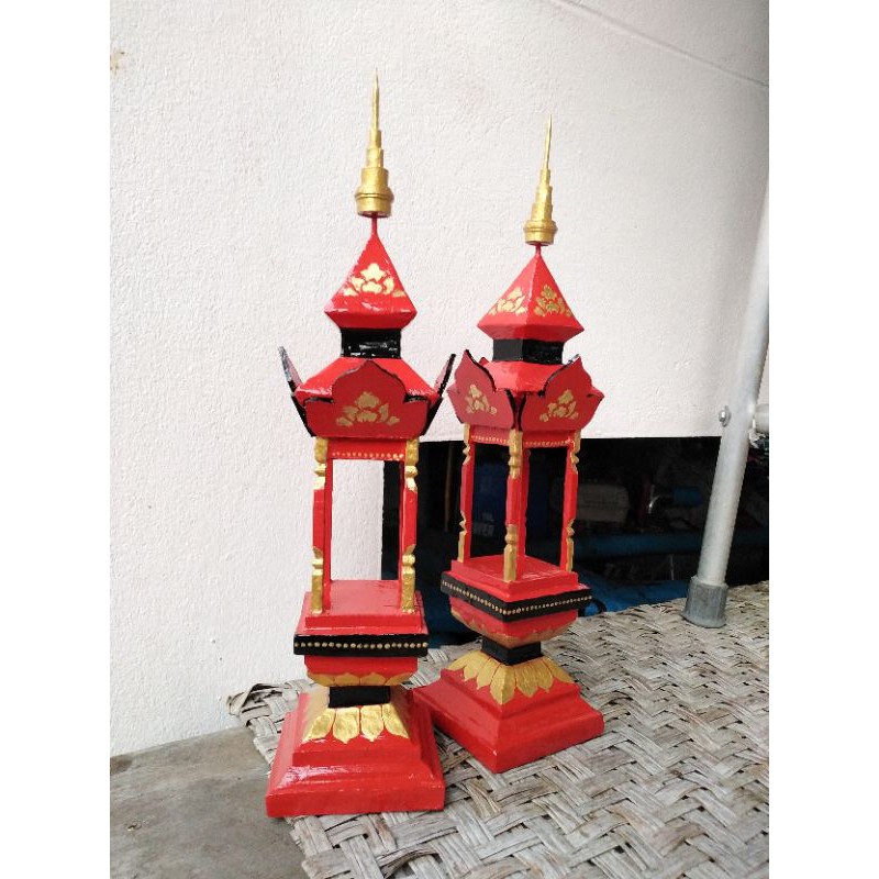 บุษบก​ไม้​ล้า​นนา​ขนาดเล็ก​ งาน​ไม้แฮนด์เมค​